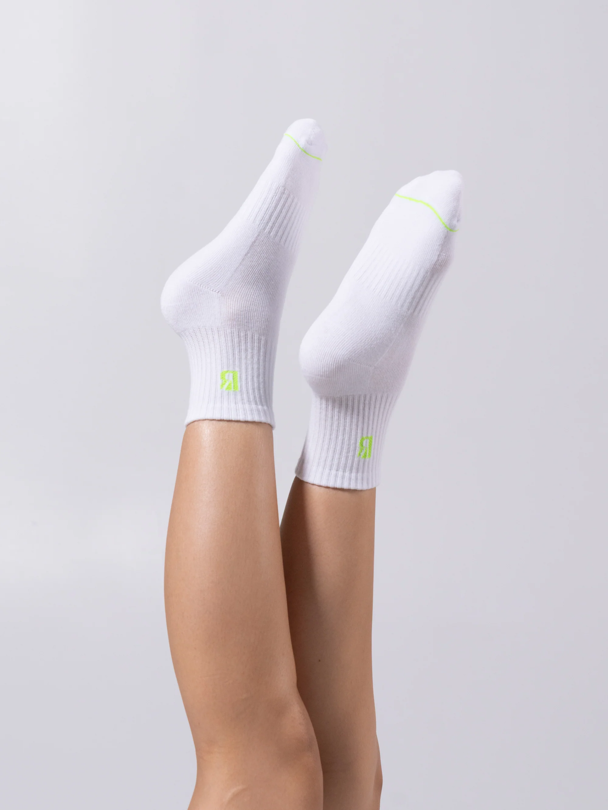 3 Pack Quarter Crew Socks - Essential Brights - Image 2