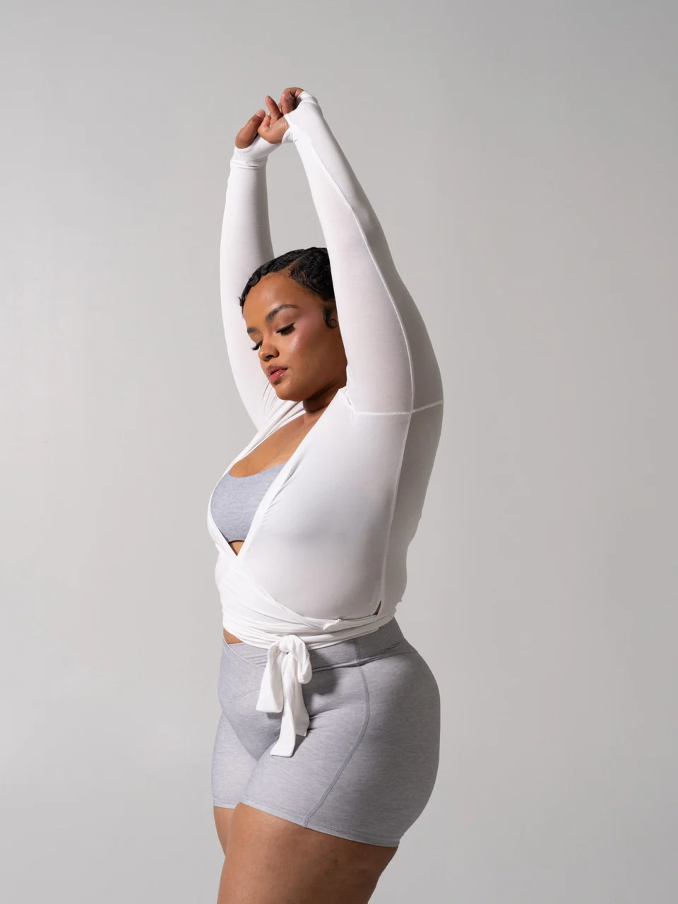 Ballet Wrap - White - Image 3