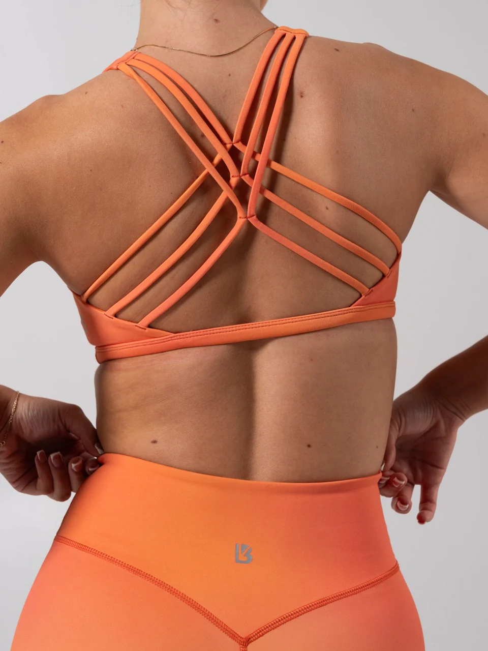 Crossfire Sports Bra - Lava Print - Image 4