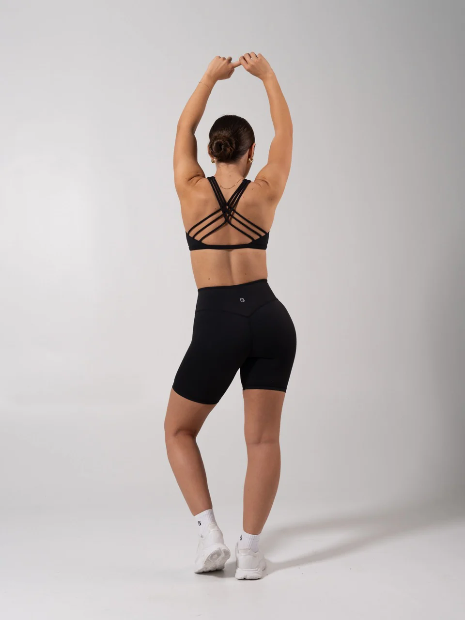 Crossfire Sports Bra - Onyx Black - Image 5