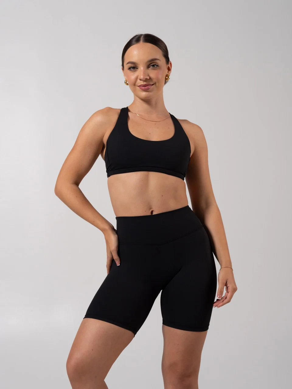 Crossfire Sports Bra - Onyx Black - Image 8