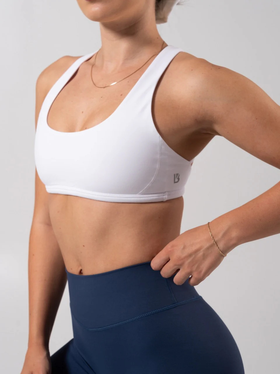 Crossfire Sports Bra - White - Image 4