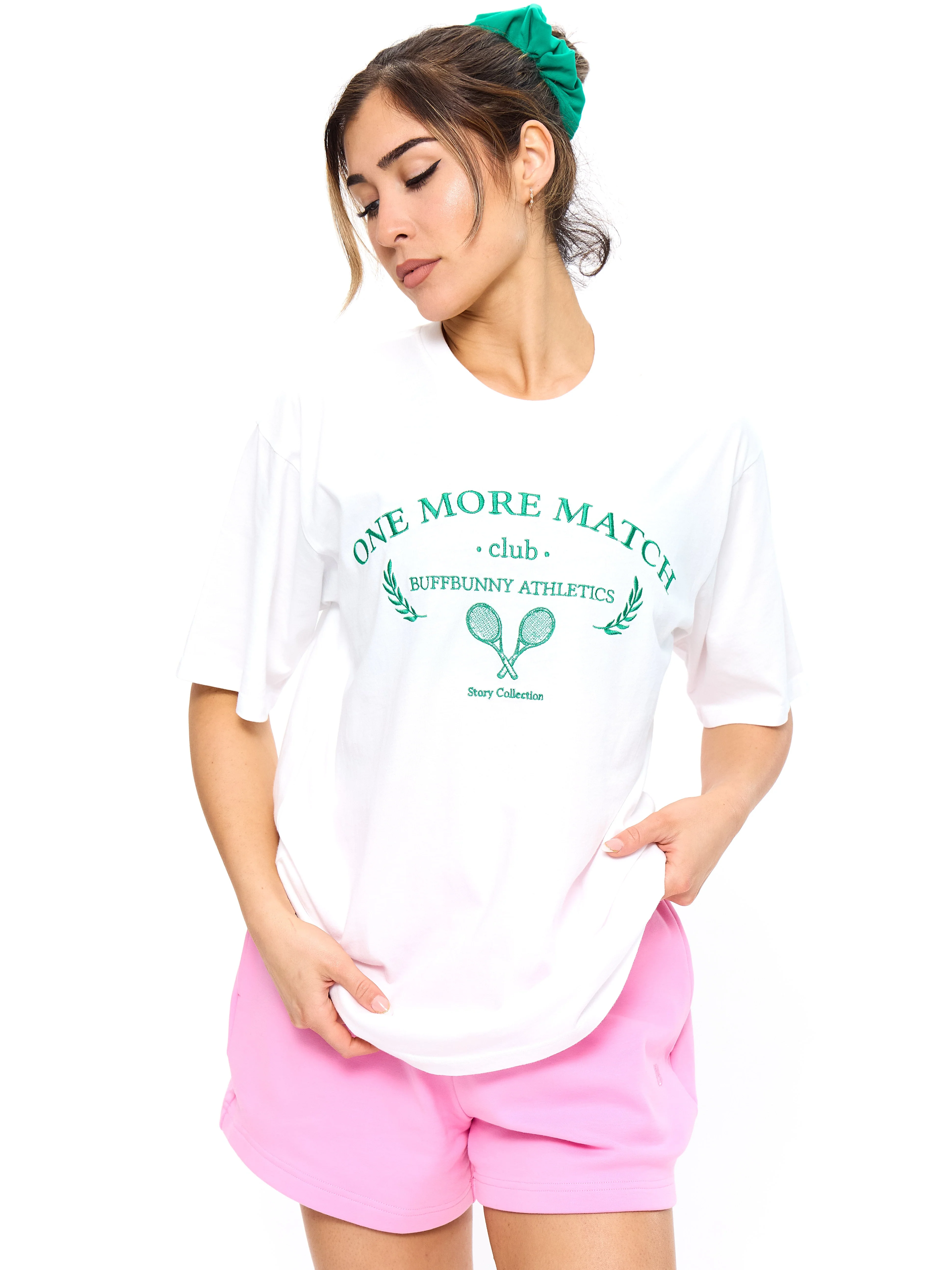 Match Short Sleeve Tee - White - Image 2