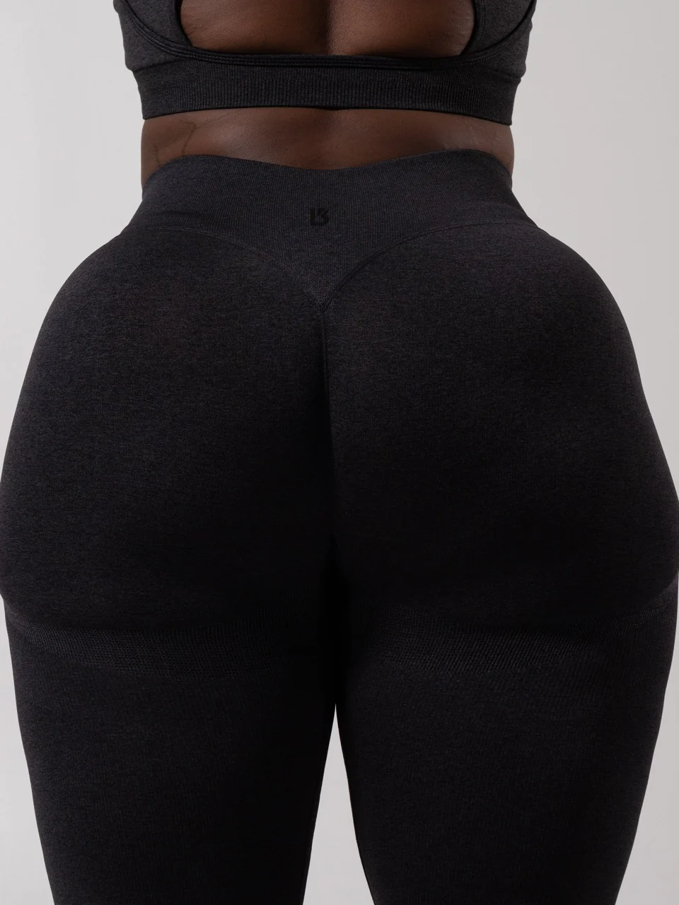Miracle Seamless Hip Rise Legging - Heather Charcoal - Image 6