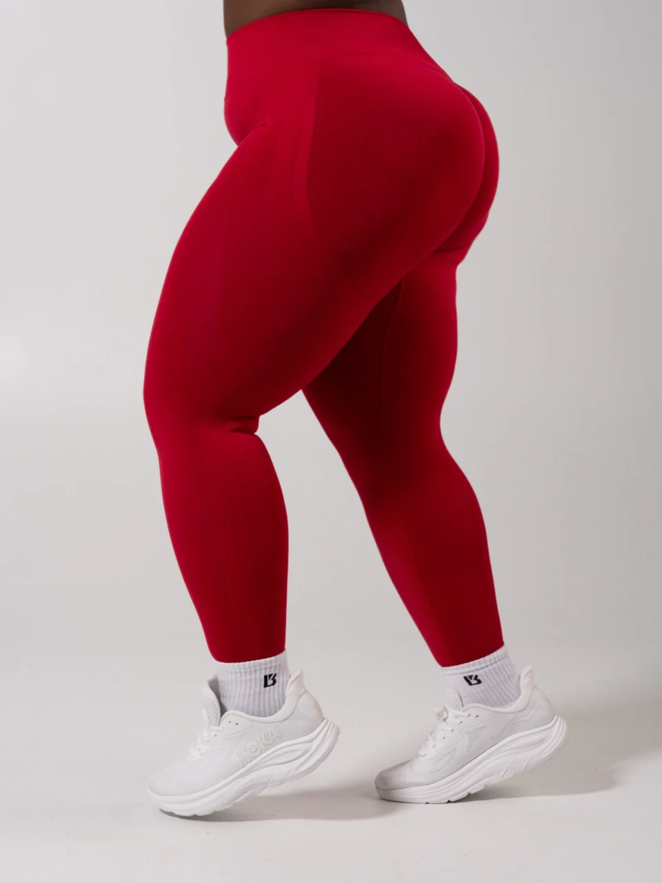 Miracle Seamless Hip Rise Legging - Heather Lipstick Red - Image 6