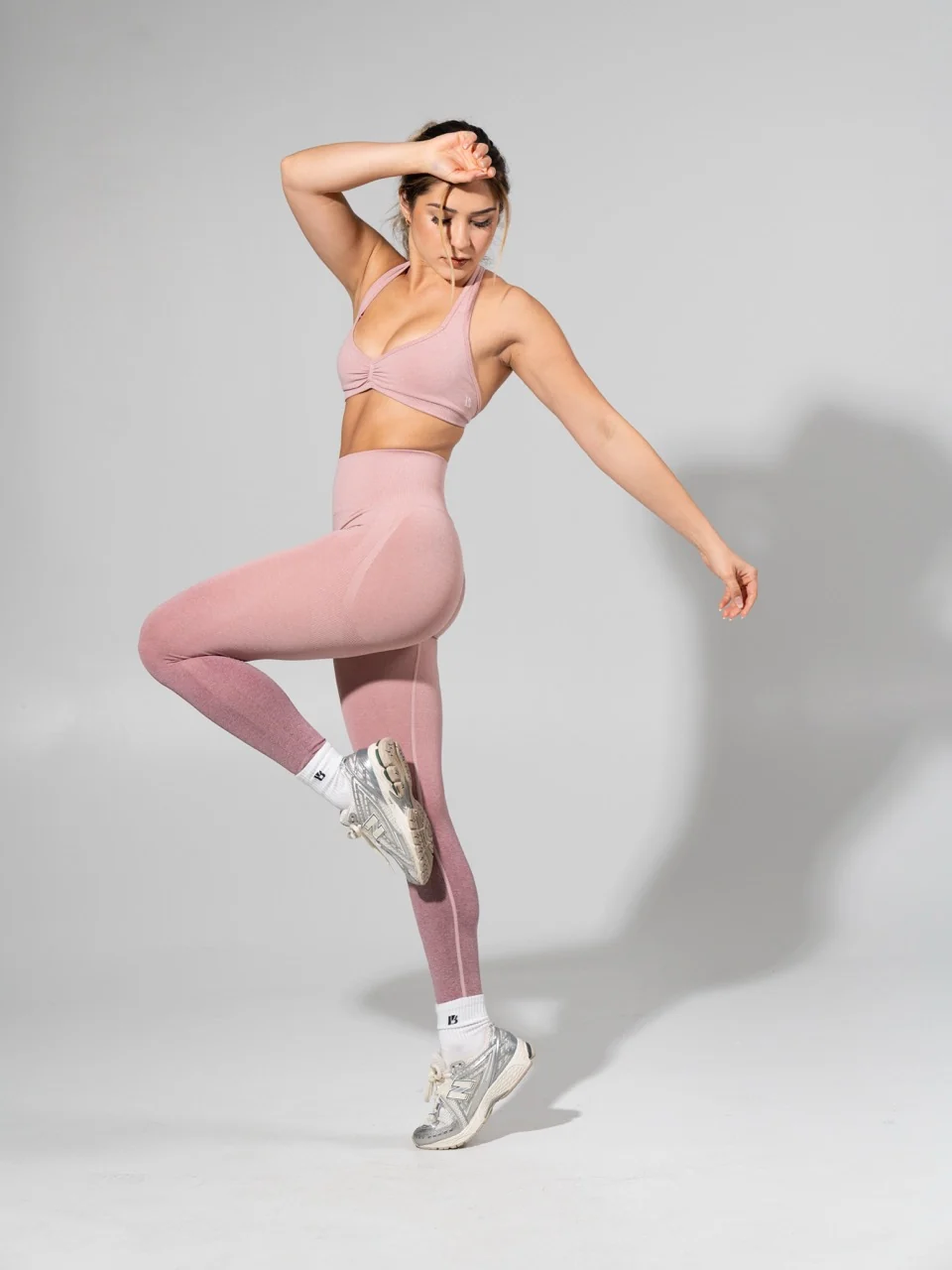 Miracle Seamless Legging - Heather Rose Ombre - Image 9
