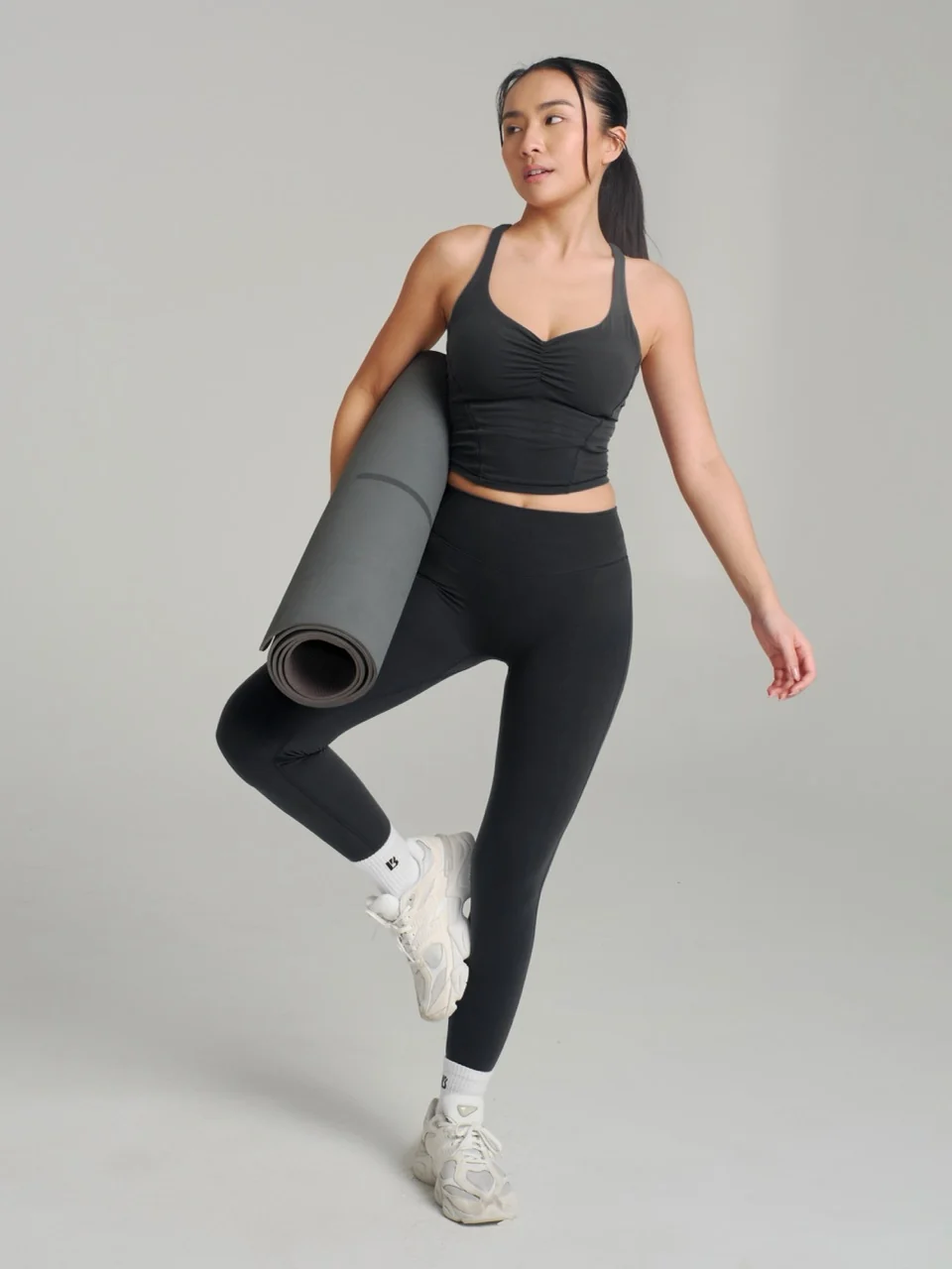Poshknit Aggressive Scrunch Legging - Onyx Black - Image 3