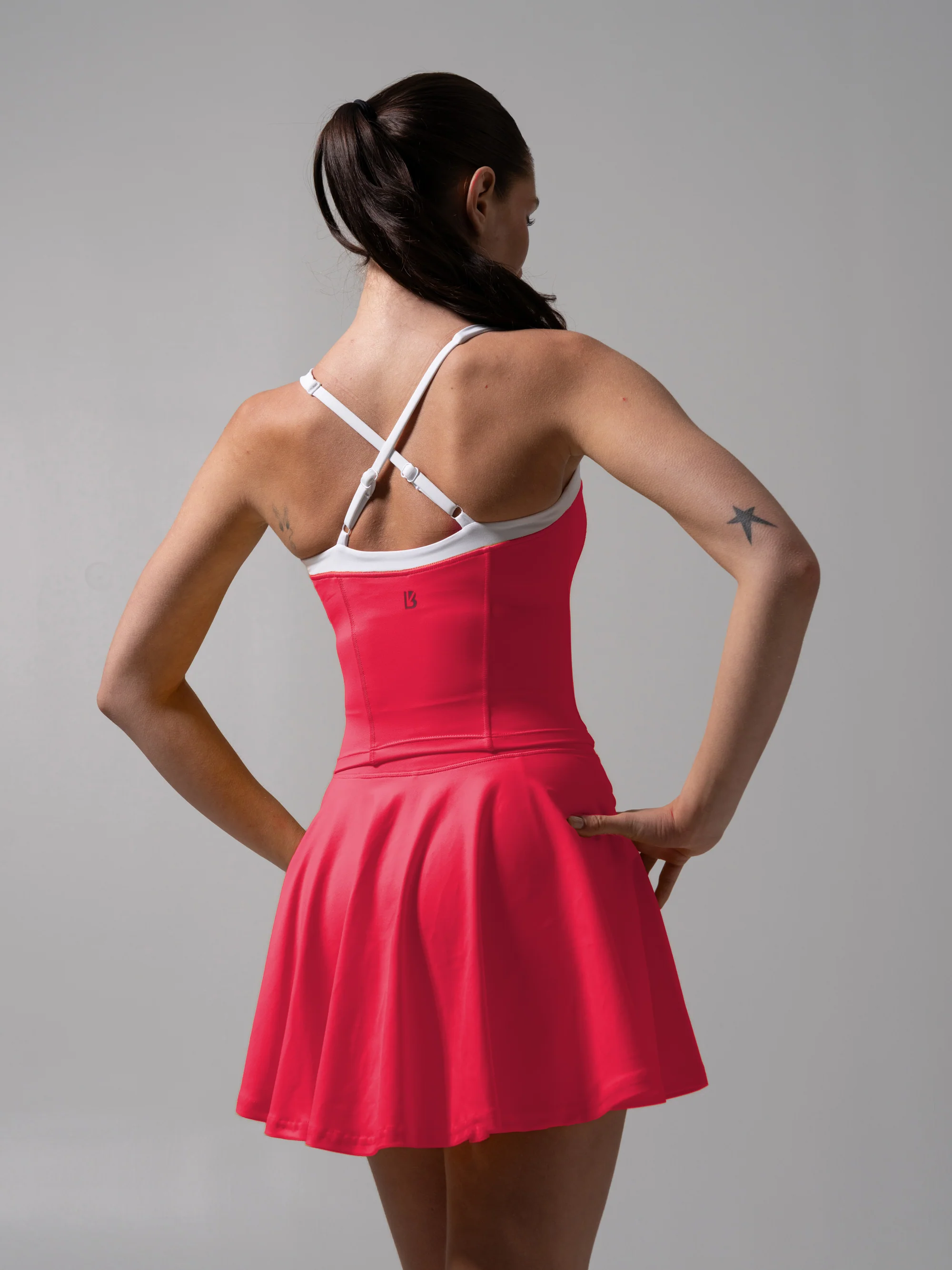 Served Waist Tank - Punch and White - Image 3