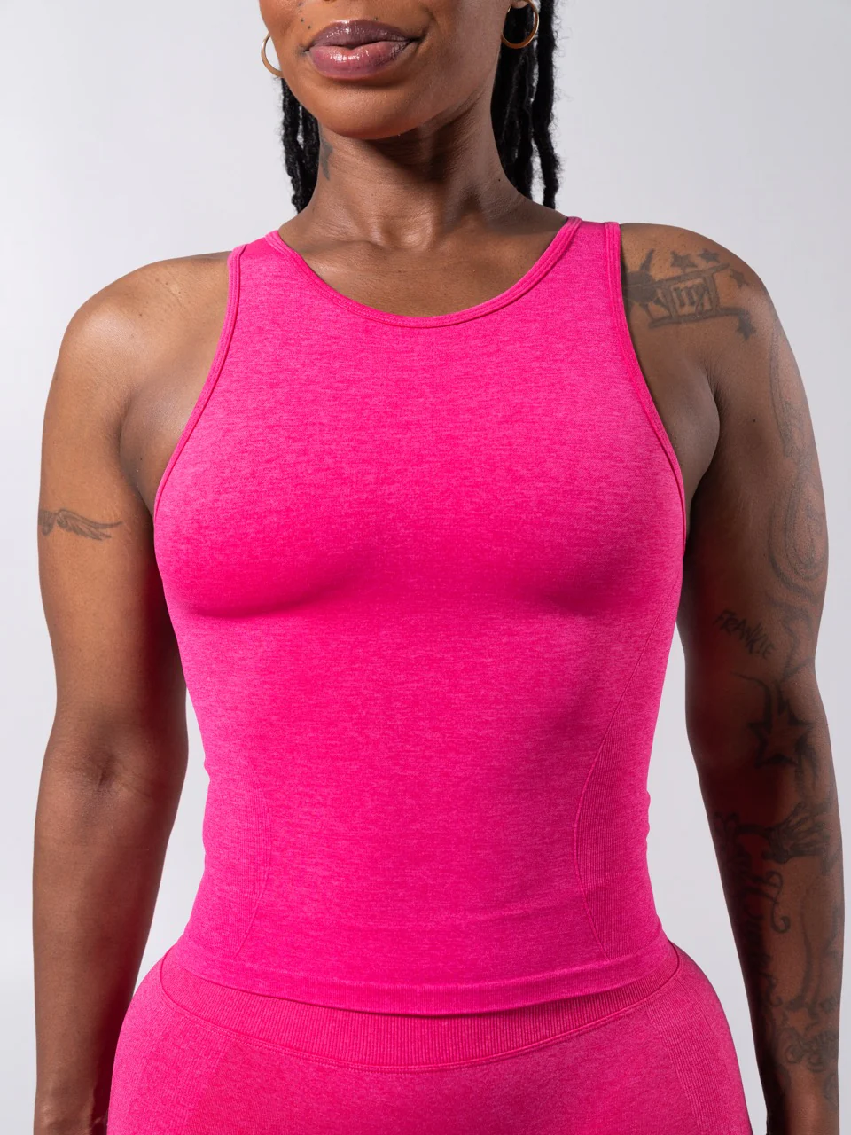 Shape Seamless Hip Tank - Heather Miami Vice - Image 3