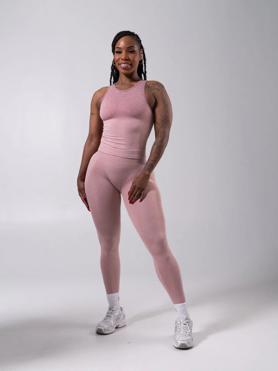 Shape Seamless Hip Tank - Heather Rose Ombre - Image 2