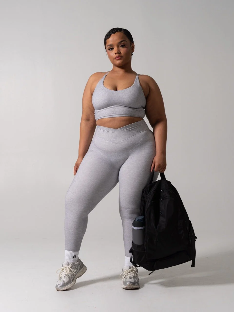 Siren Scrunch Legging - Platinum - Image 2