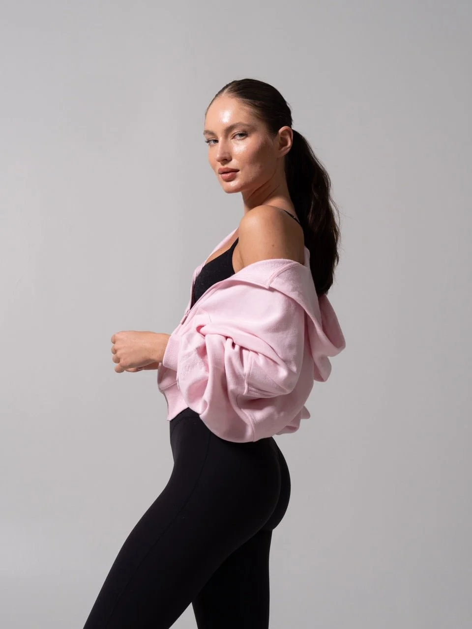 Threads Waist Zip Hoodie - Light Hot Mess - Image 5
