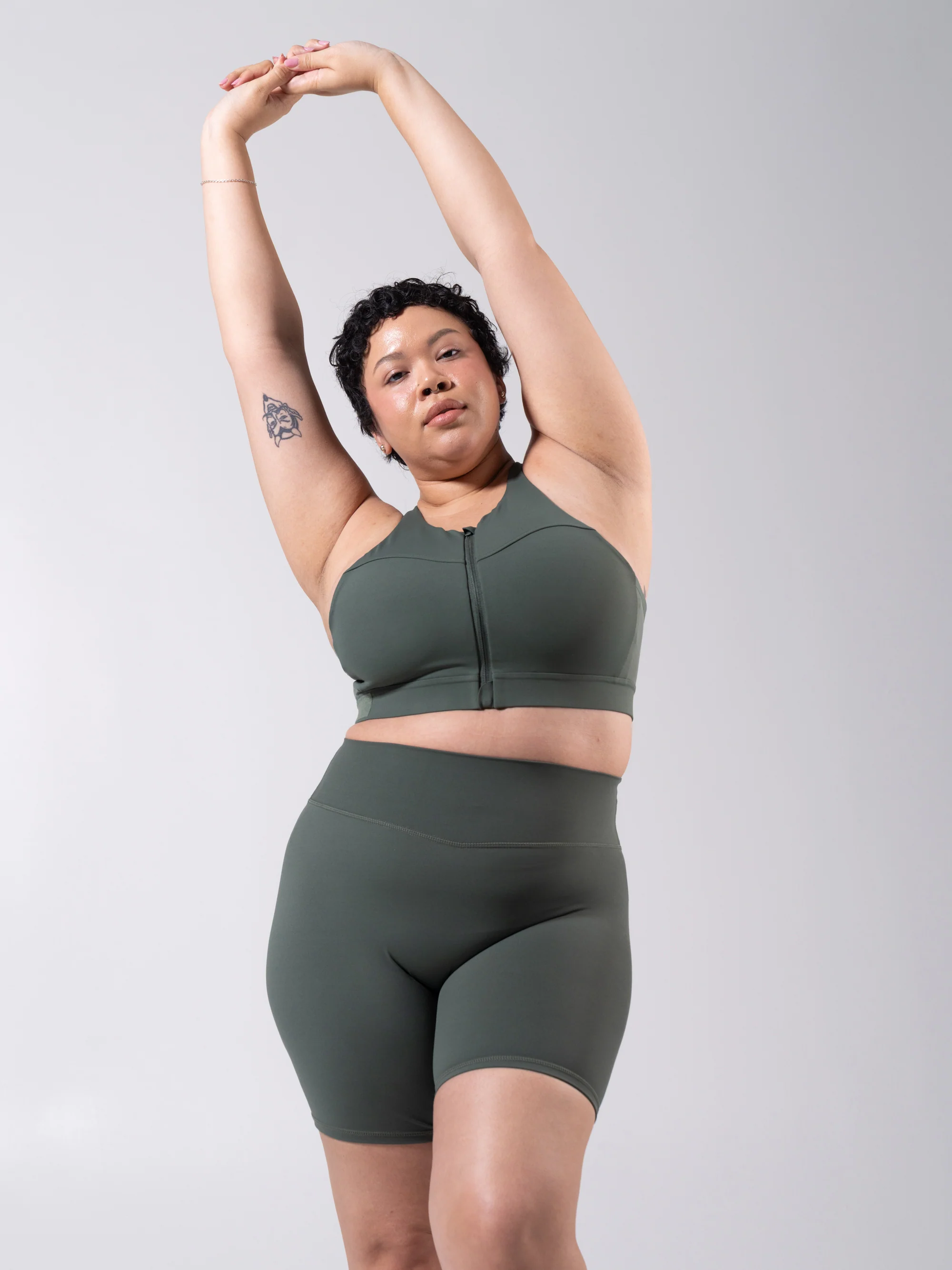 Wicked Zip Sports Bra - Limon Pepino - Image 3