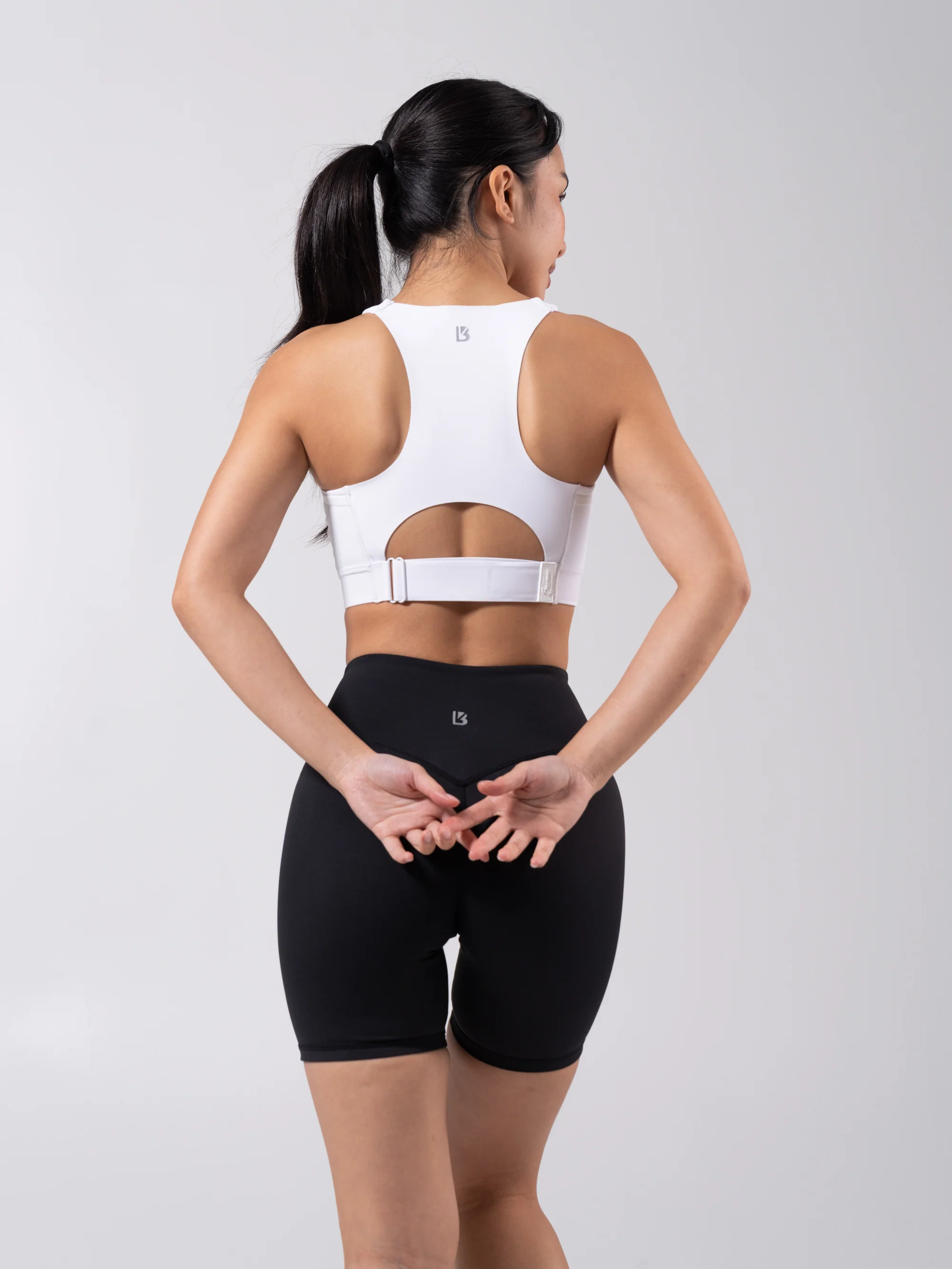 Wicked Zip Sports Bra - White - Image 5